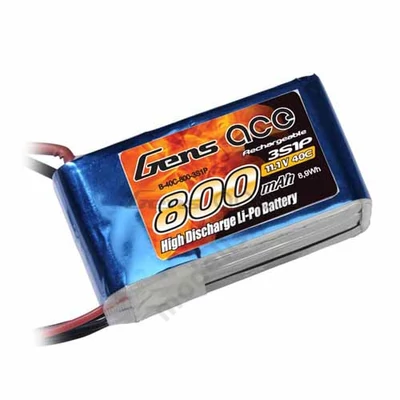 Gens Ace 800mAh 3S 40C li-po akku