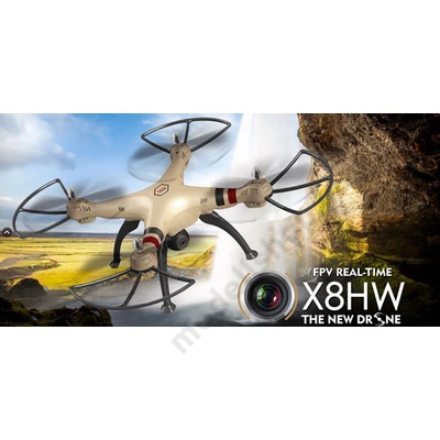 Syma X8HW FPV quadcopter (arany)