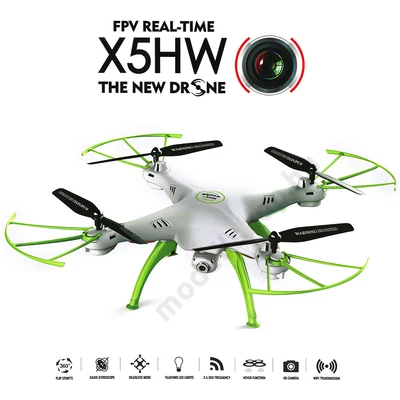 Syma X5HW FPV quadcopter automatikus magasságtartással (fehér)