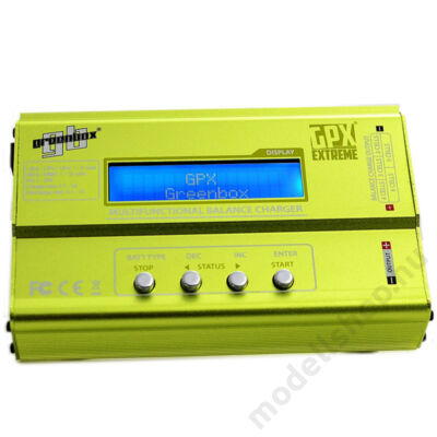 GPX digitális akkutöltő + tápegység (12+220V 50W)