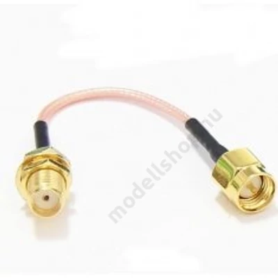 Antenna toldó kábel SMA papa - SMA mama (60mm)