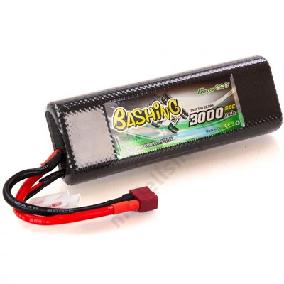 Gens Ace Tattu Bashing 3000mAh 2S 50C li-po akku kemény tokos