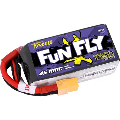 Gens Ace Tattu Fun Fly 1550mAh 4S 100C li-po akku