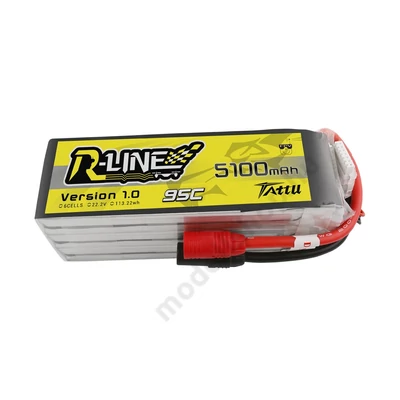 Gens Ace Tattu R-line 5100mAh 6S 95C li-po akku