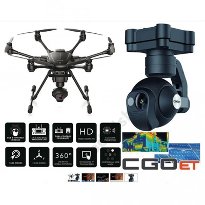 Yuneec Typhoon H Pro Hő+infra kamerával, Intel Realsense modullal (RTF)