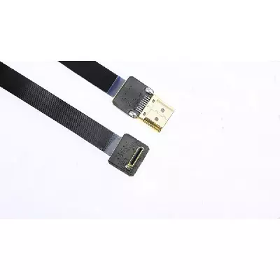 HDMI papa - mini HDMI papa szuperflixibilis összekötő kábel, árnyékolt (60cm)