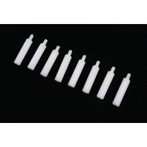 HM műanyag távtartó (M3x6x25+6mm)